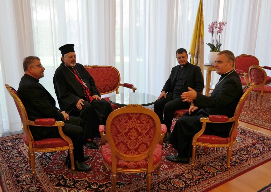 Besuch von Seiner Seligkeit Ignatius Joseph III. Younan, Patriarch der ...